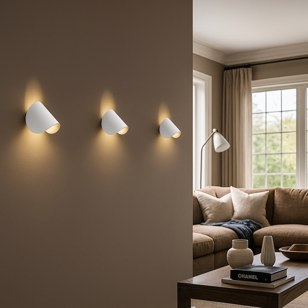 Skandynawska Obracana Lampa Ścienna | Metalowa