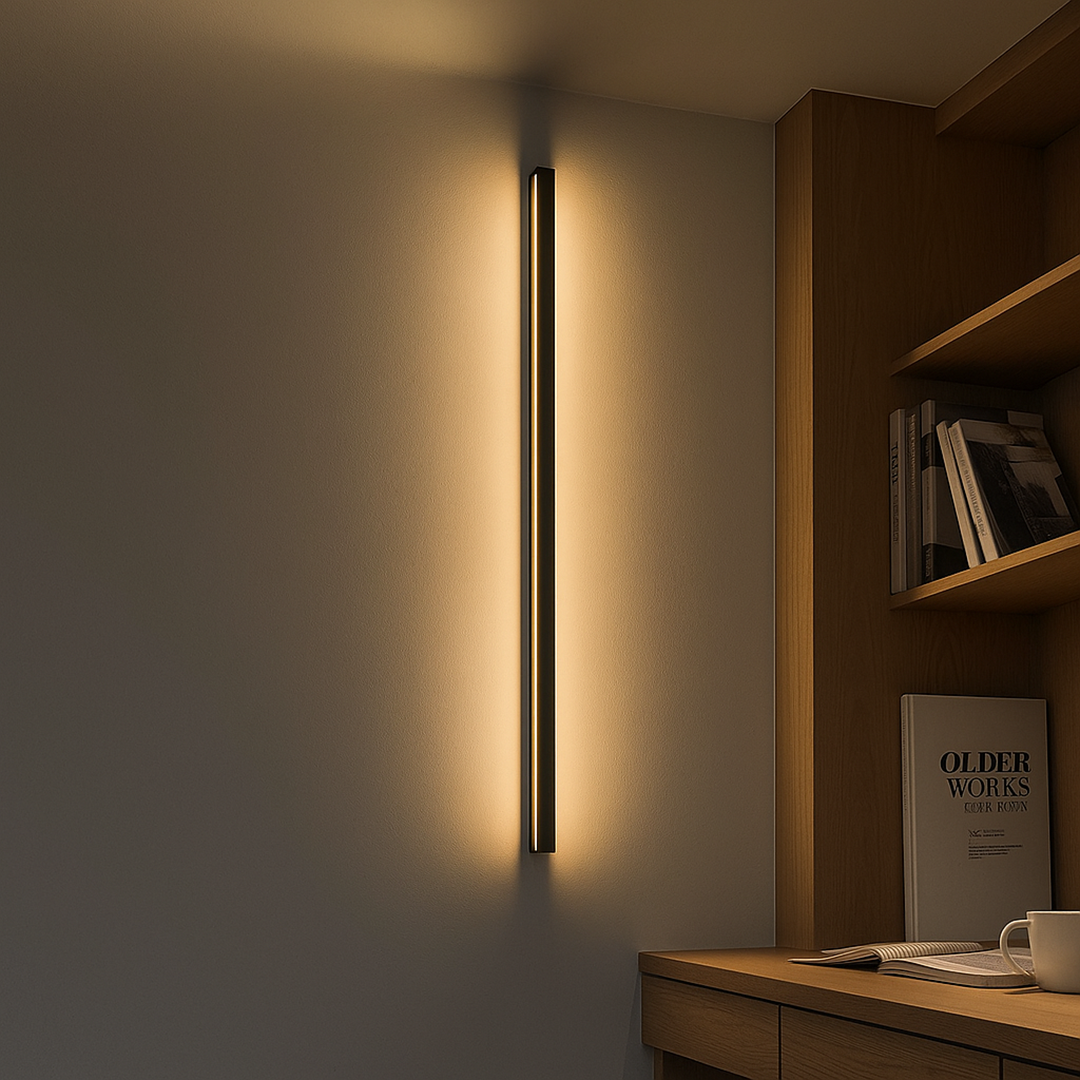Minimalistyczna Lampa Ścienna LED | Liniowa