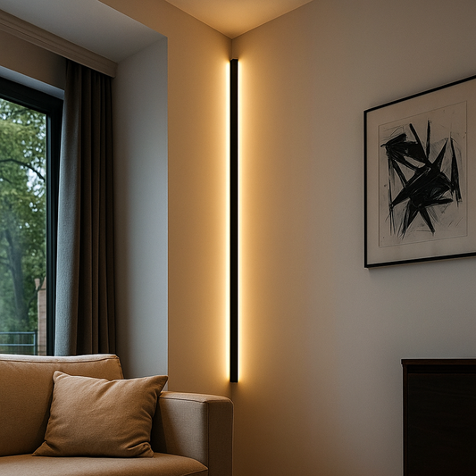 Minimalistyczna Lampa Ścienna LED | Liniowa