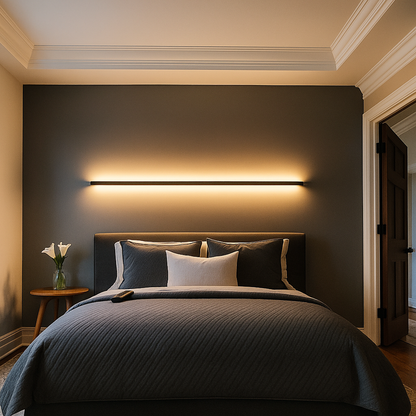 Minimalistyczna Lampa Ścienna LED | Liniowa