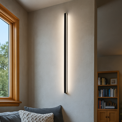 Minimalistyczna Lampa Ścienna LED | Liniowa