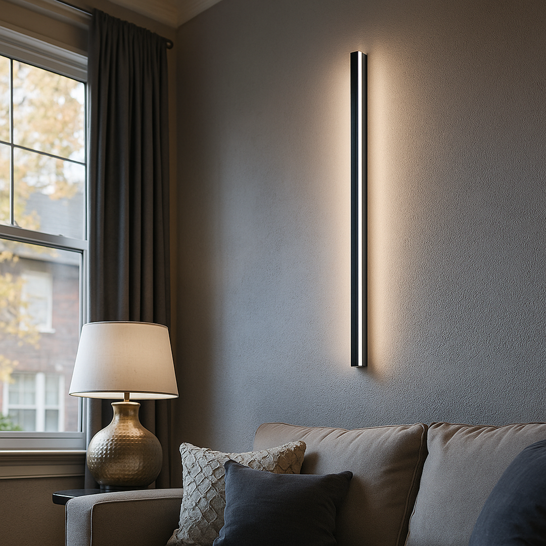 Minimalistyczna Lampa Ścienna LED | Liniowa
