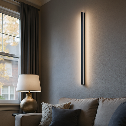Minimalistyczna Lampa Ścienna LED | Liniowa