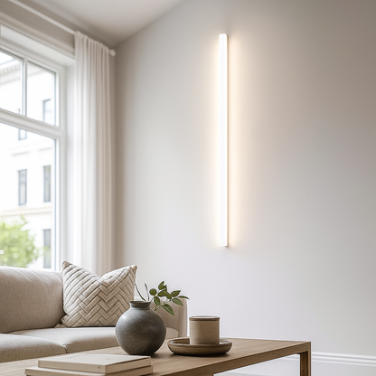 Minimalistyczna Lampa Ścienna LED | Liniowa