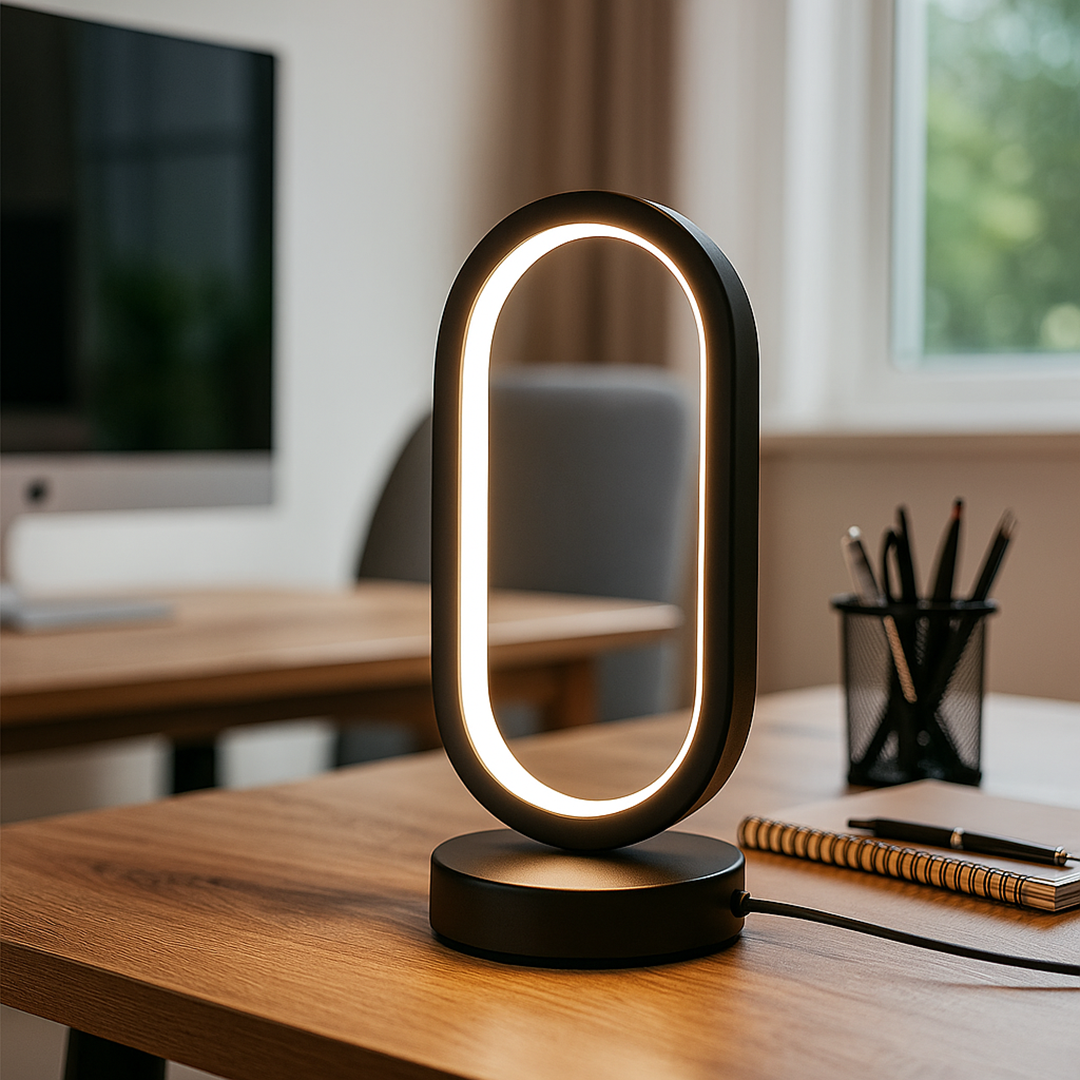 Lampa Stołowa LED W Kształcie U | Nowoczesna