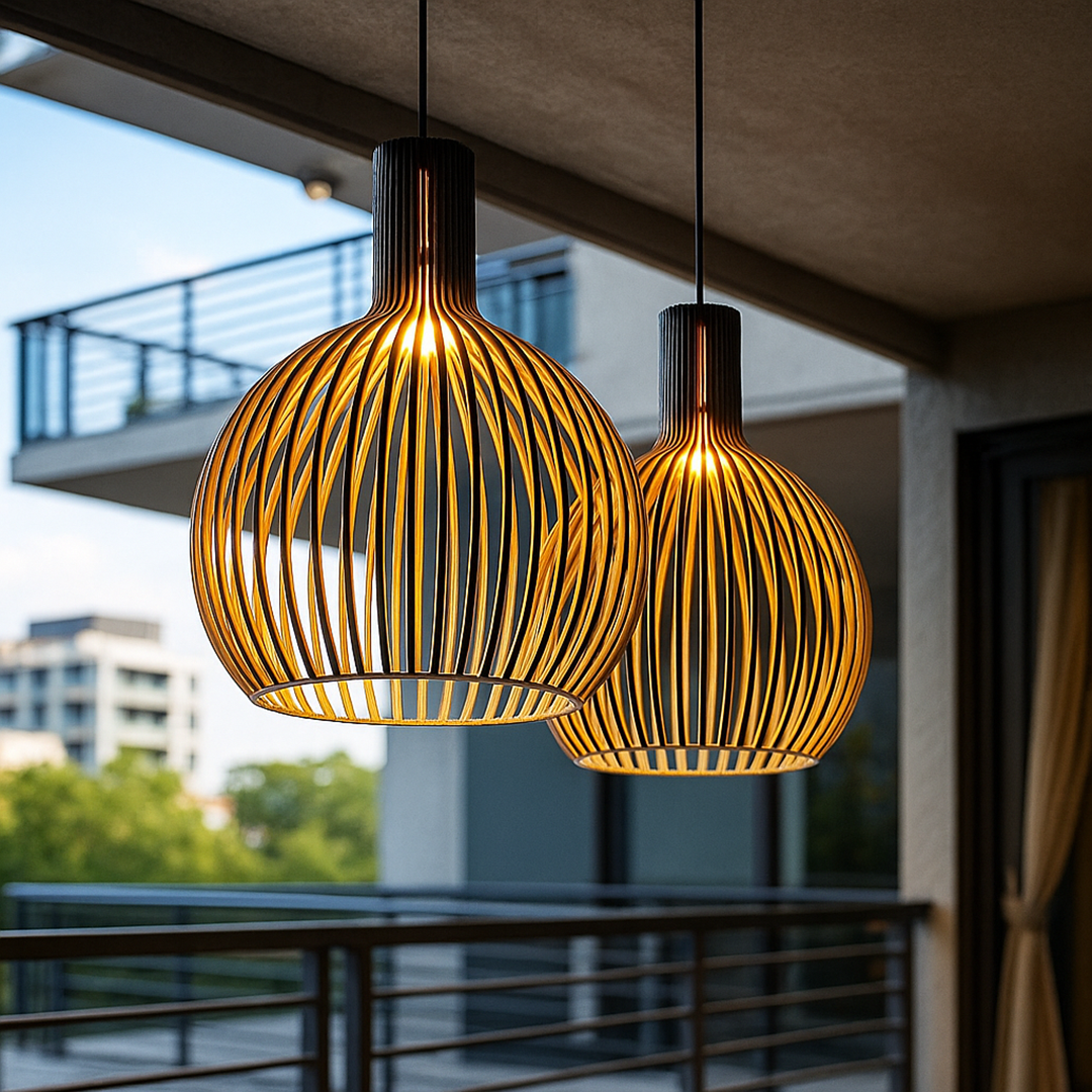 Drewniana Lampa Wisząca | Drewniane Oświetlenie