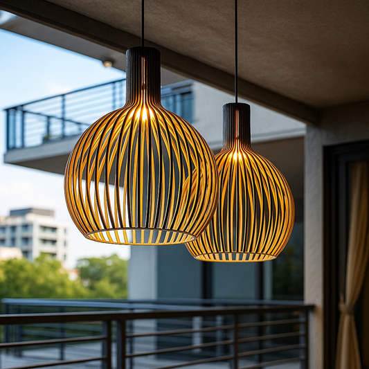 Drewniana Lampa Wisząca | Drewniane Oświetlenie