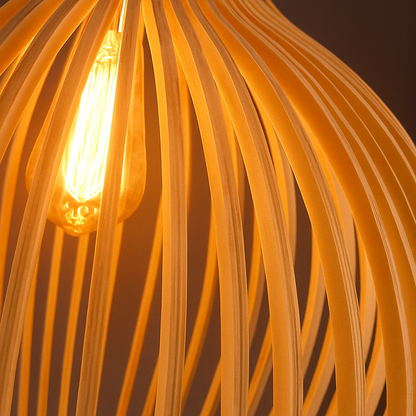 Drewniana Lampa Wisząca | Drewniane Oświetlenie