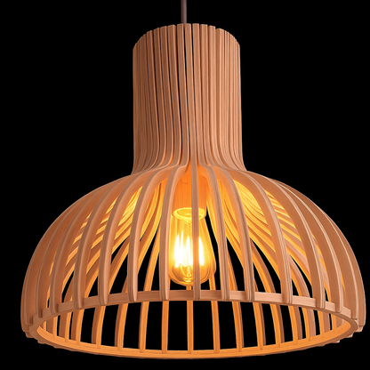 Drewniana Lampa Wisząca | Drewniane Oświetlenie