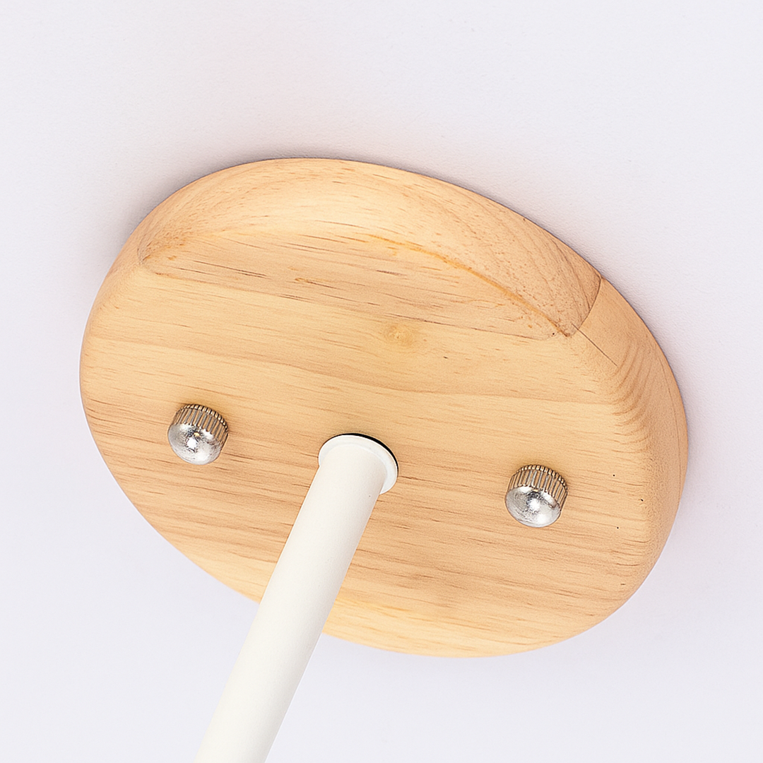 Stylowy Drewniany Żyrandol | Oświetlenie Sufitowe