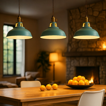 Przemysłowa Lampa Wisząca | Kolorowa