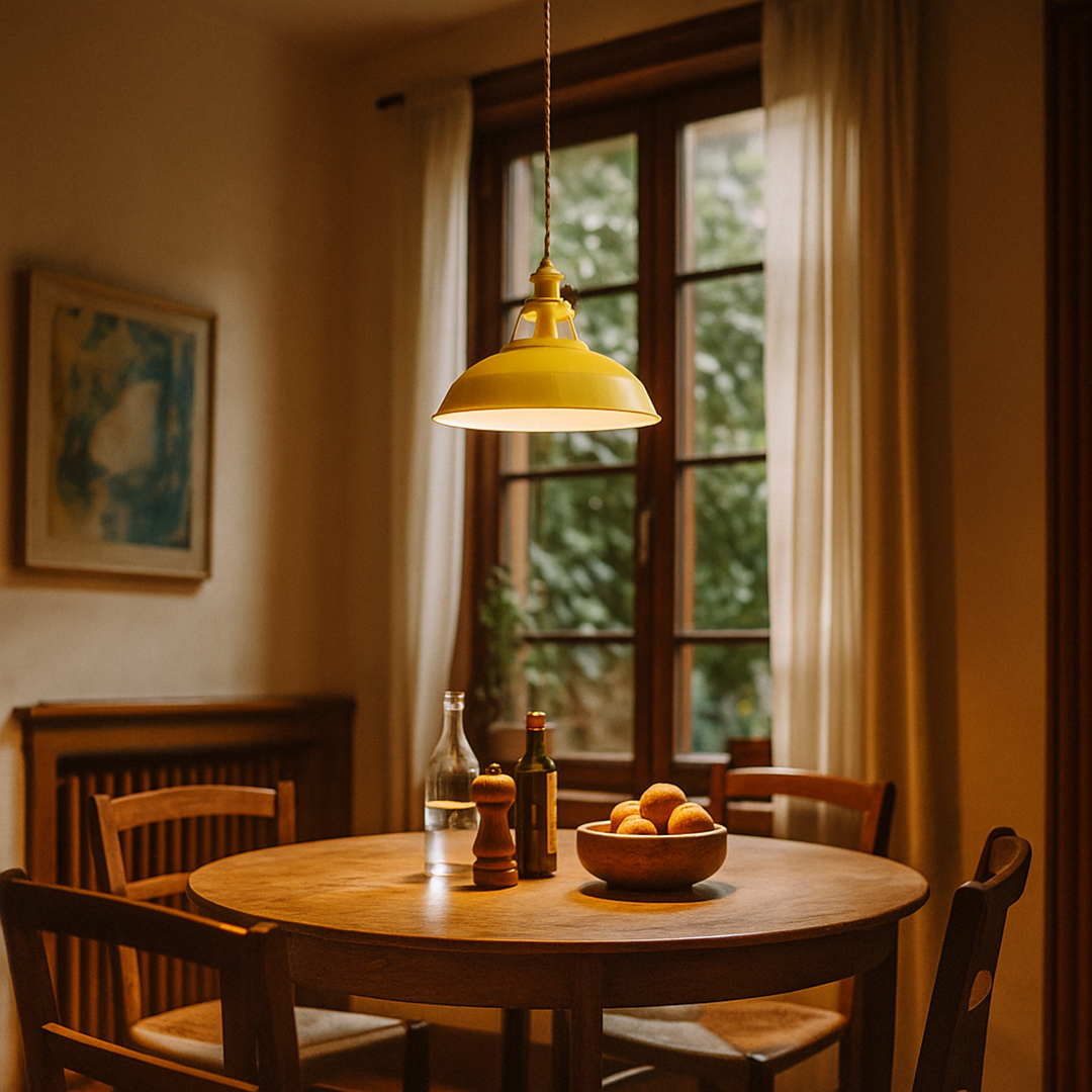 Przemysłowa Lampa Wisząca | Kolorowa