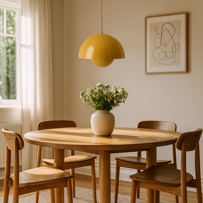 Skandynawska Lampa Wisząca LED | Luksusowy Akcent