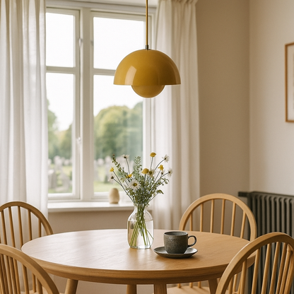 Skandynawska Lampa Wisząca LED | Luksusowy Akcent