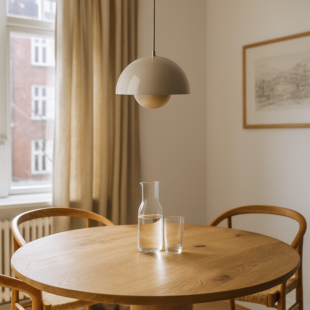 Skandynawska Lampa Wisząca LED | Luksusowy Akcent