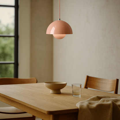 Skandynawska Lampa Wisząca LED | Luksusowy Akcent