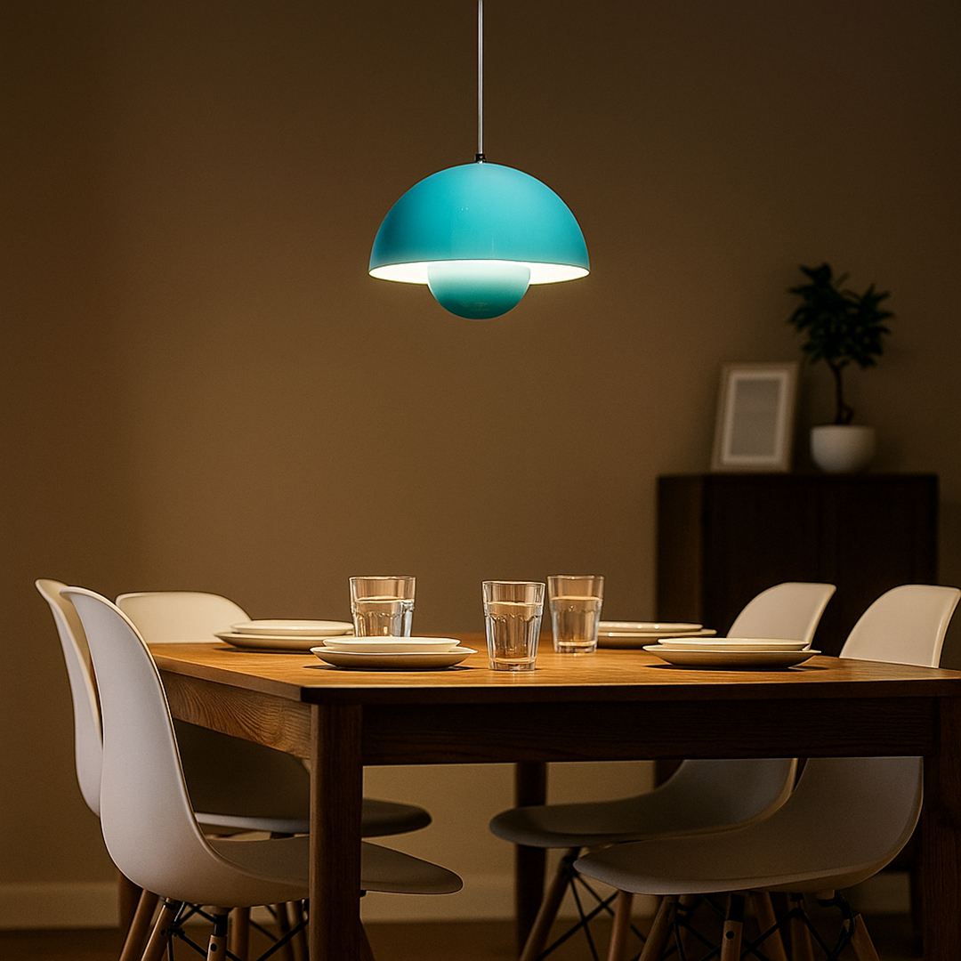 Skandynawska Lampa Wisząca LED | Luksusowy Akcent