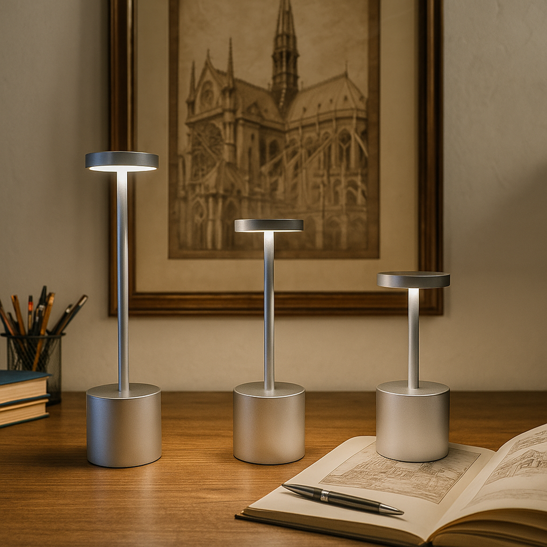 Nowoczesne Lampy Stołowe Na Baterie Dla Restauracji | Ładowalne