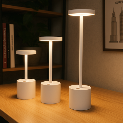 Nowoczesne Lampy Stołowe Na Baterie Dla Restauracji | Ładowalne