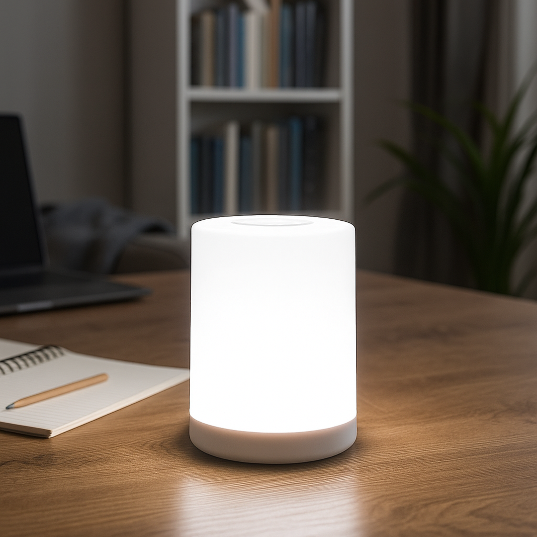 Stylowa Bezdotykowa Ładowalna Lampa Stołowa | Ściemniana