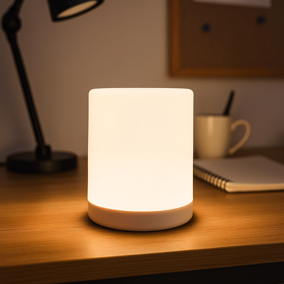 Stylowa Bezdotykowa Ładowalna Lampa Stołowa | Ściemniana