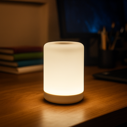 Stylowa Bezdotykowa Ładowalna Lampa Stołowa | Ściemniana