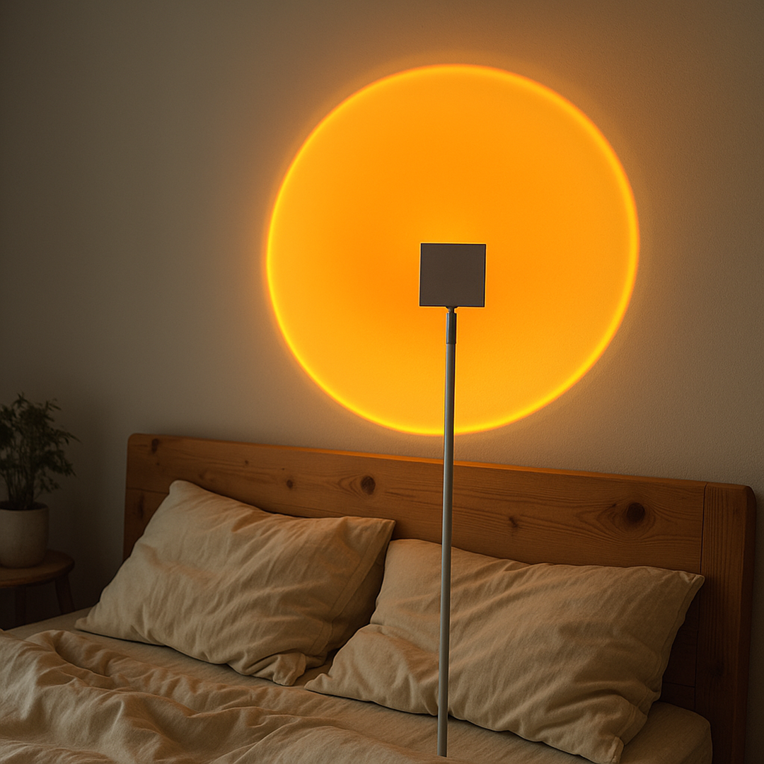 Skandynawska Lampa Podłogowa Zachód Słońca | Oświetlenie Wewnętrzne