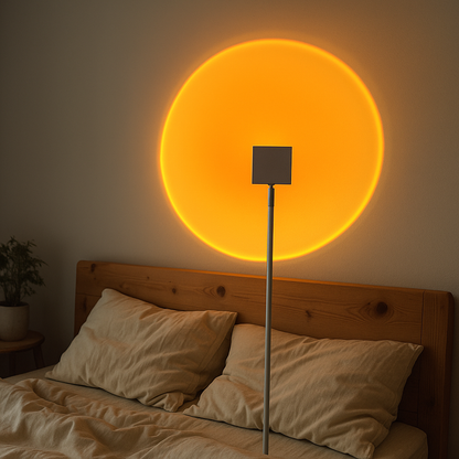 Skandynawska Lampa Podłogowa Zachód Słońca | Oświetlenie Wewnętrzne
