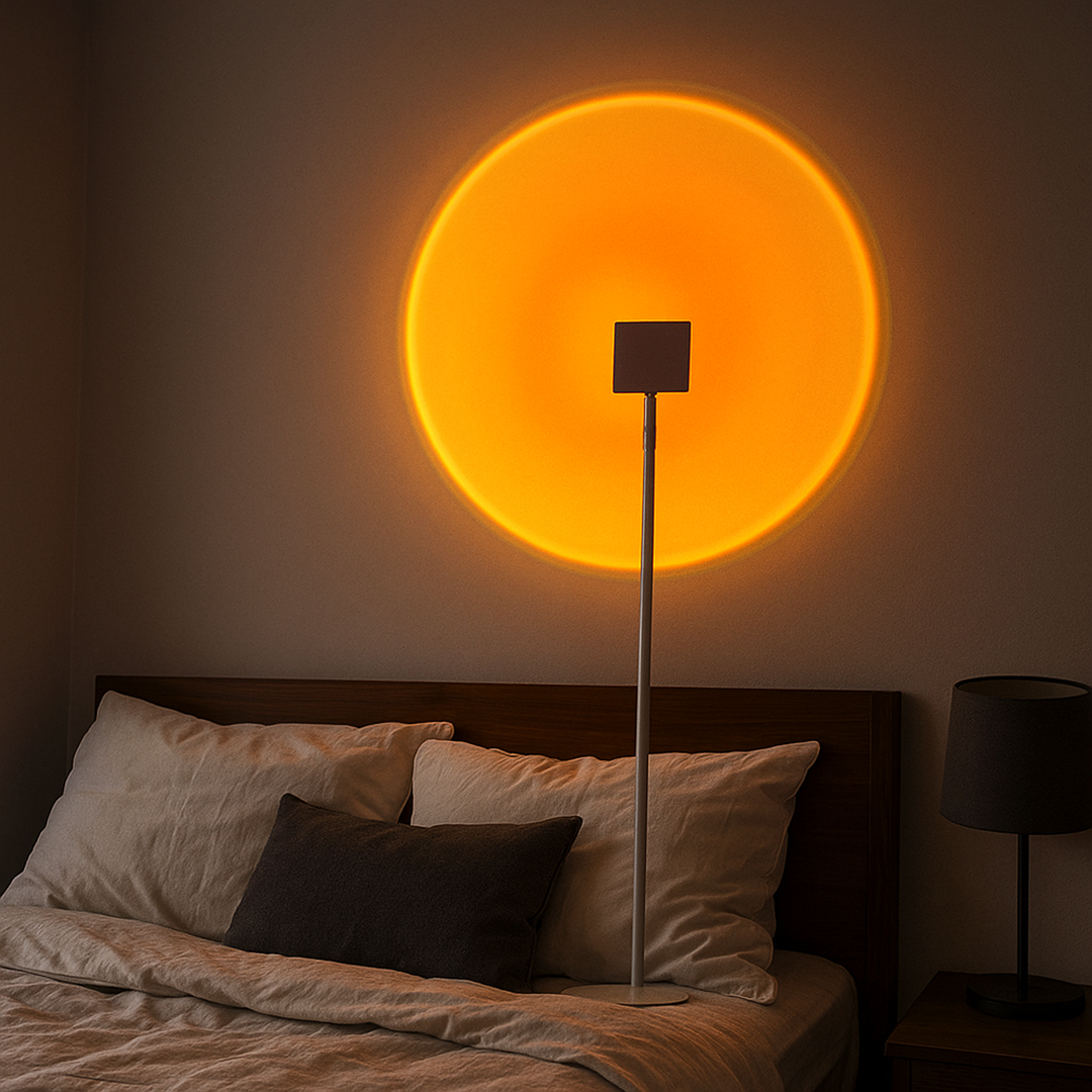 Skandynawska Lampa Podłogowa Zachód Słońca | Oświetlenie Wewnętrzne