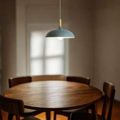 Nordycka Dębowa Lampa Sufitowa | Drewniana