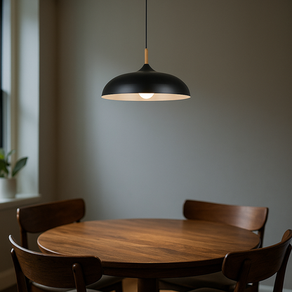 Nordycka Dębowa Lampa Sufitowa | Drewniana