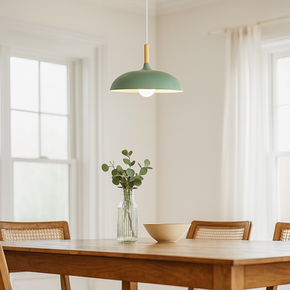 Nordycka Dębowa Lampa Sufitowa | Drewniana