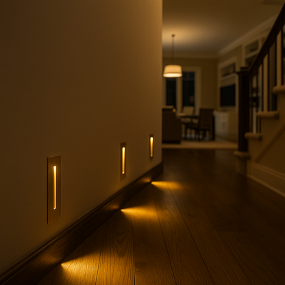 Nowoczesna Lampa Schodowa Z Czujnikiem | Stylowa