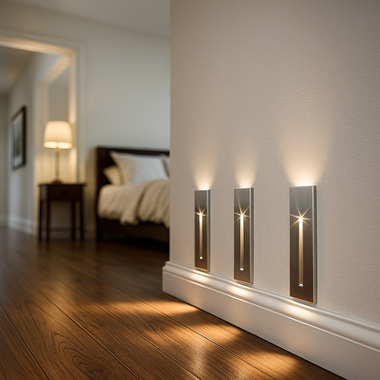 Nowoczesna Lampa Schodowa Z Czujnikiem | Stylowa