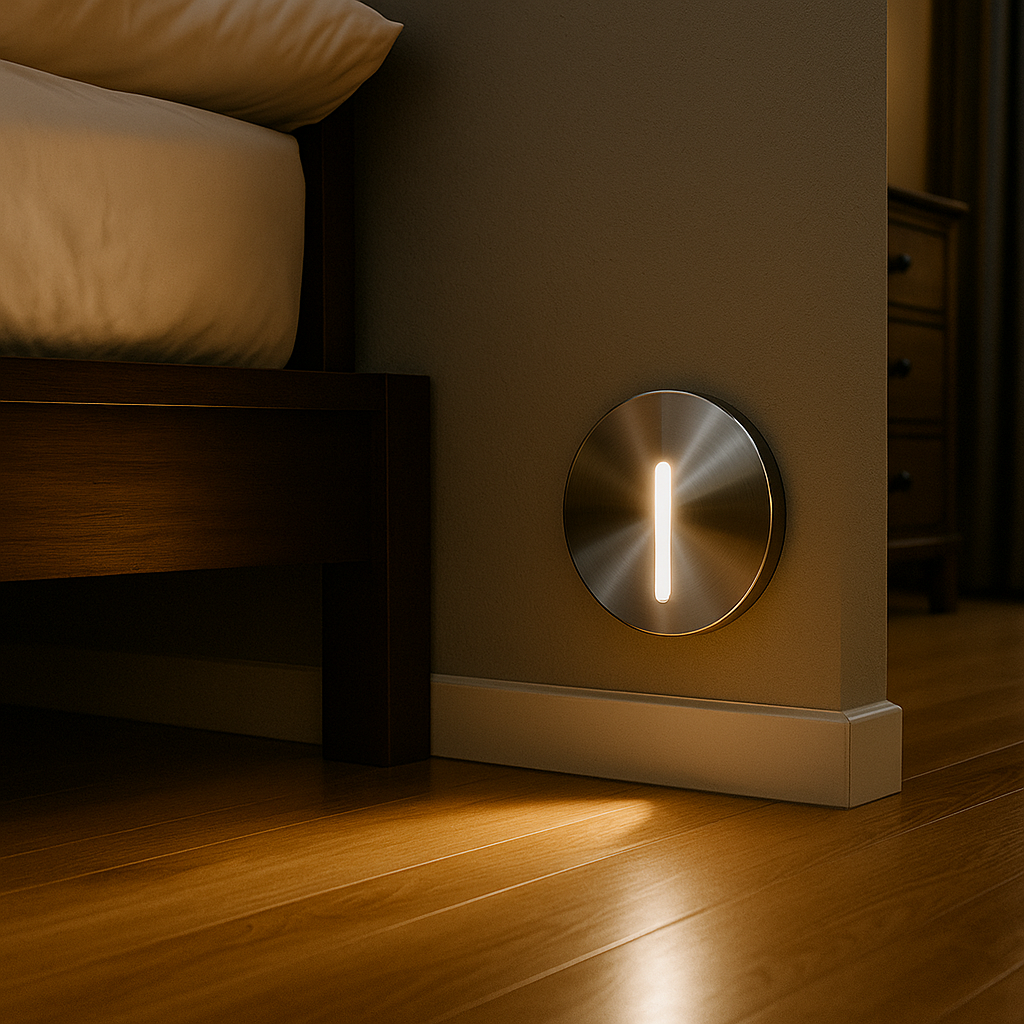 Nowoczesna Lampa Schodowa Z Czujnikiem | Stylowa