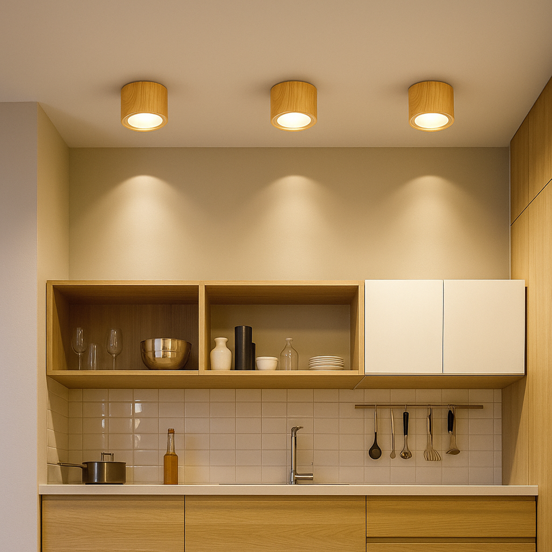 Nordycka Lampa Sufitowa LED | Reflektor Cylindryczny