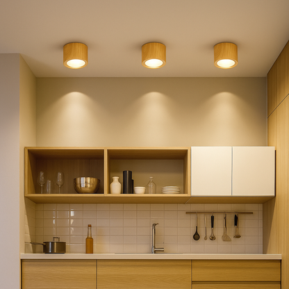 Nordycka Lampa Sufitowa LED | Reflektor Cylindryczny