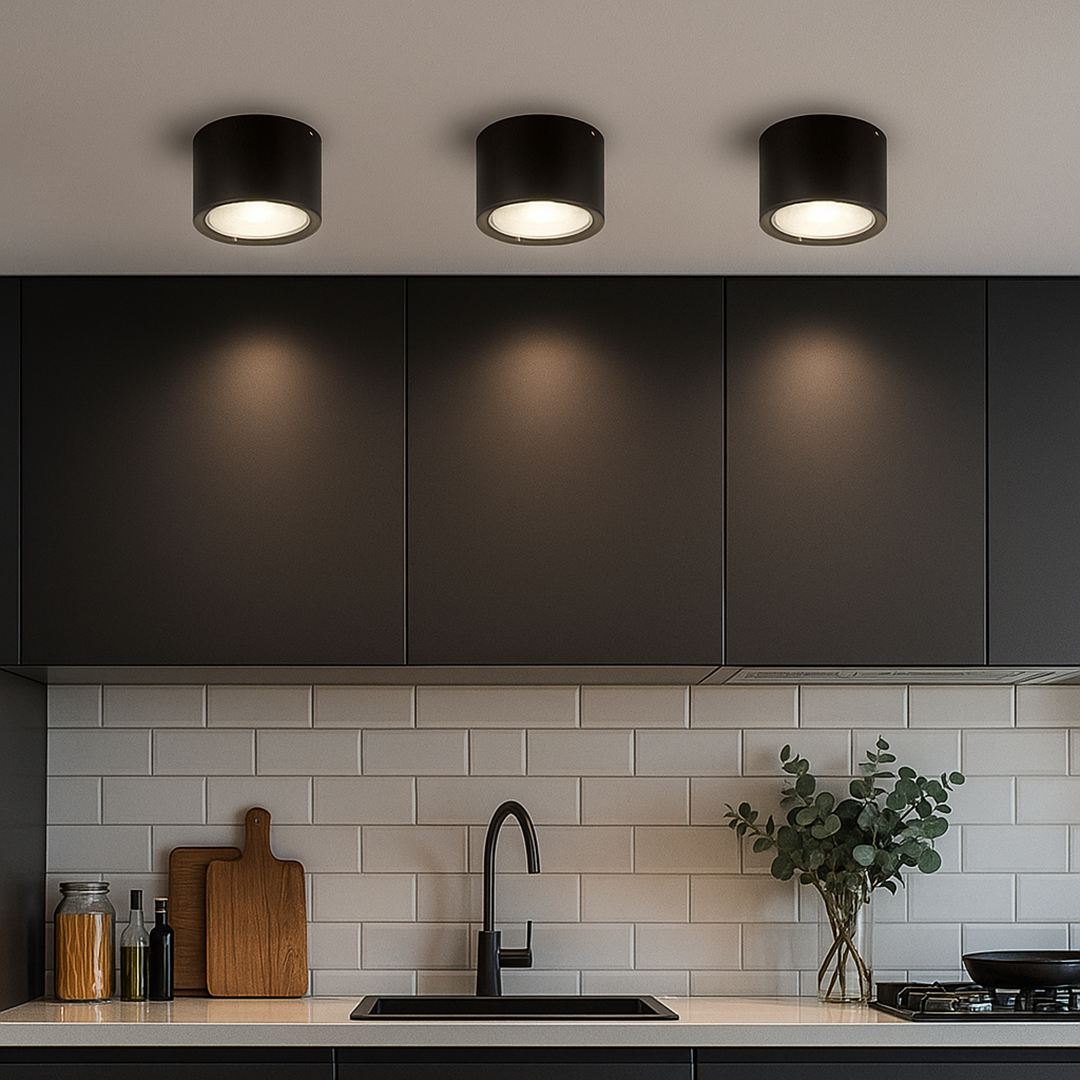 Nordycka Lampa Sufitowa LED | Reflektor Cylindryczny