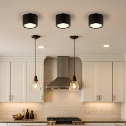 Nordycka Lampa Sufitowa LED | Reflektor Cylindryczny