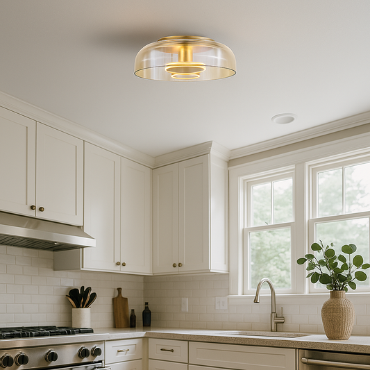 Skandynawska Lampa Sufitowa LED | Nowoczesna