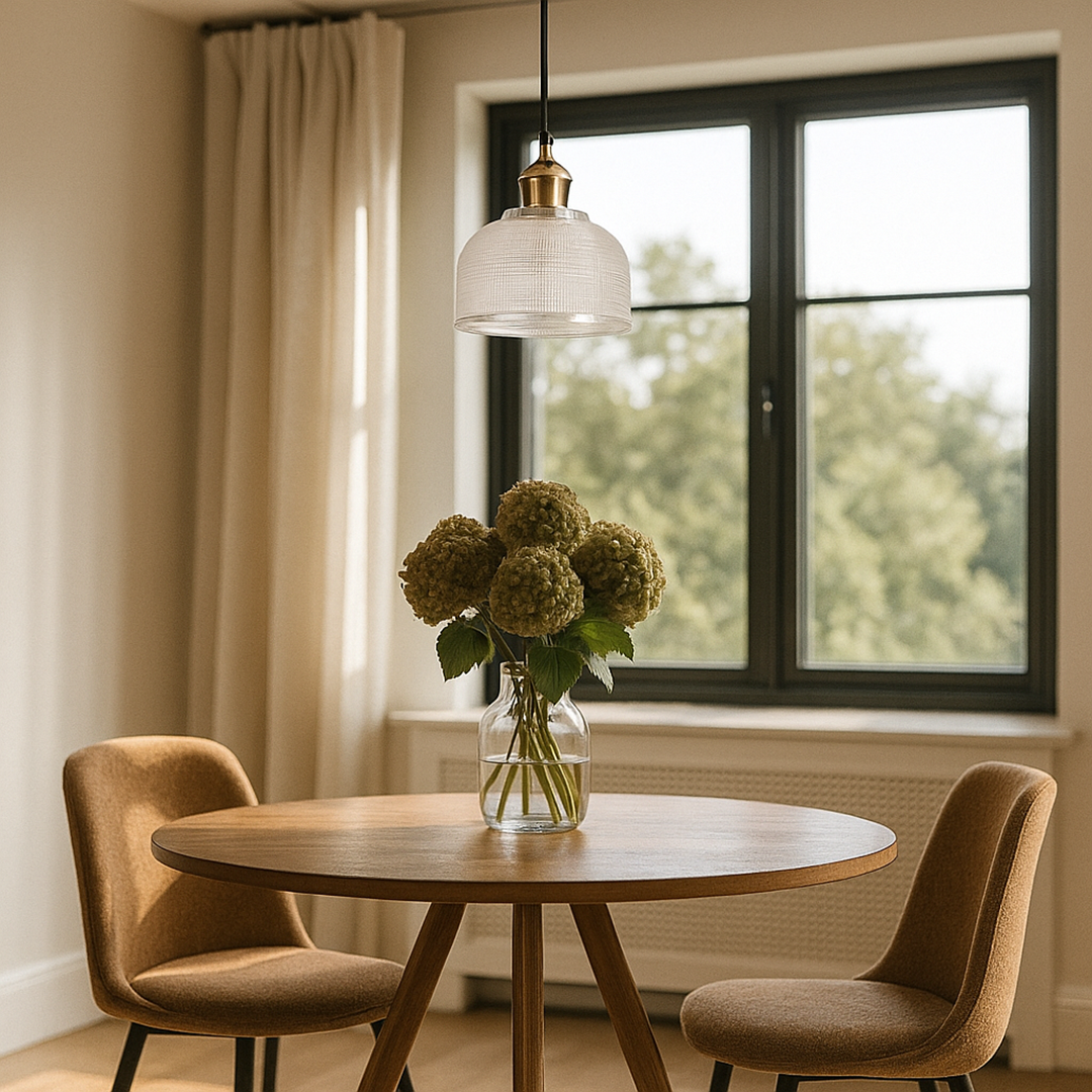 Skandynawska Szklana Lampa Wisząca Retro | Kolorowa