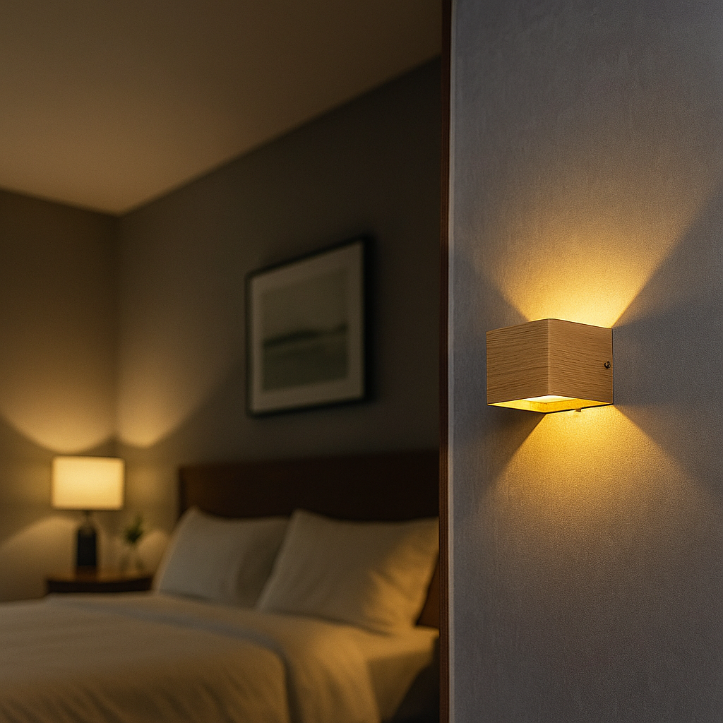 Nowoczesna Bezprzewodowa Lampa Ścienna | Luksusowa