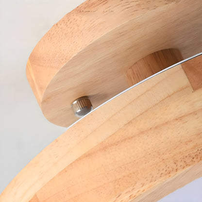 Skandynawska Okrągła Lampa Sufitowa LED | Nowoczesna