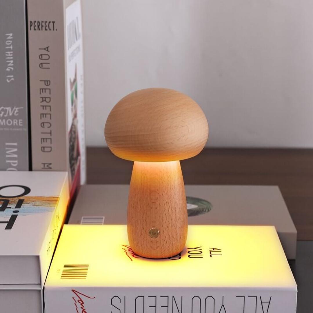 Mushroom-Shaped Night Lamp | Dimmable LED