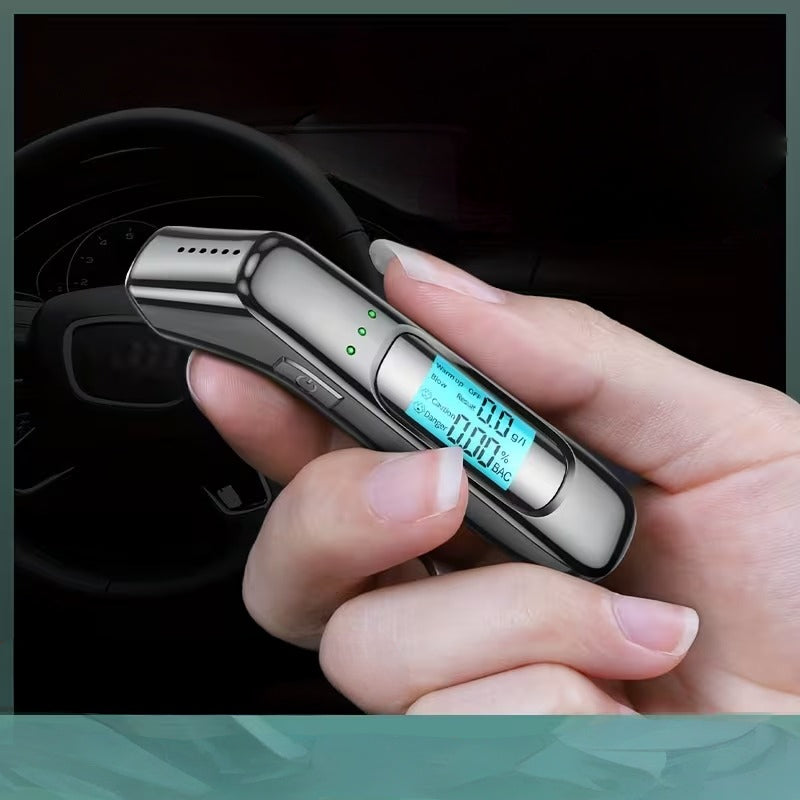 Touchless Breathalyzer LCD Color Indicator Alcohol