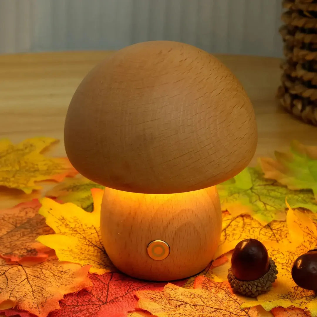 Mushroom-Shaped Night Lamp | Dimmable LED