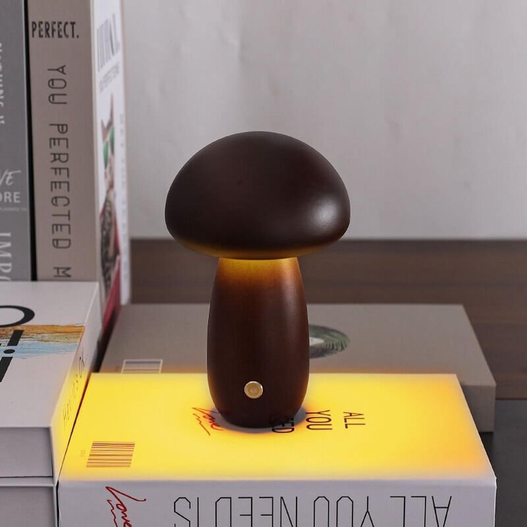 Mushroom-Shaped Night Lamp | Dimmable LED
