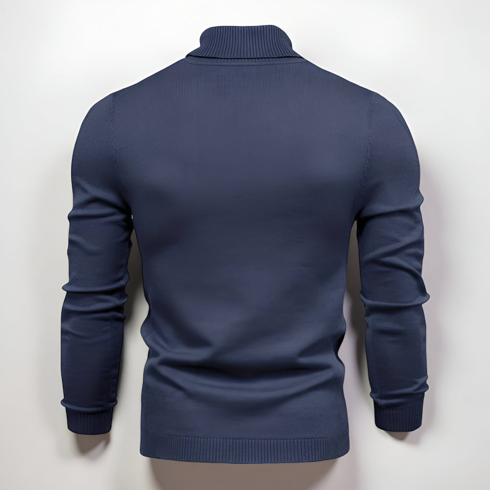 Men's Turtleneck Sweater Classic Everyday Style