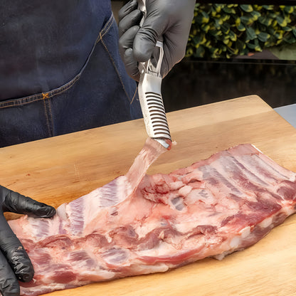 Steel Rib Membrane Remover Grill Accessories BBQ