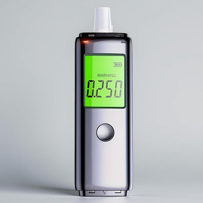Breath Alcohol Meter LED Breath Tester Sobriety Check